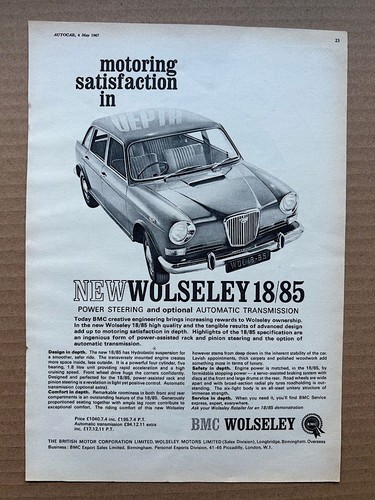 Wolseley - wolseley, (1967)
