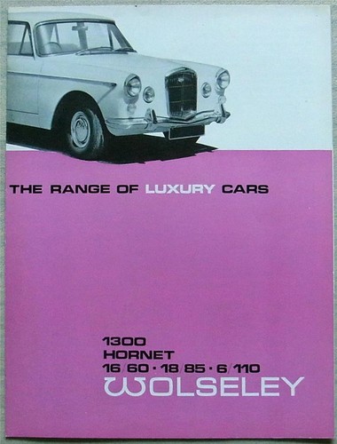 Wolseley 1300 hornet 16 60 - hornet, 16/60