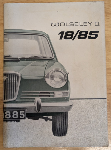 Wolseley handbook - 18/85,