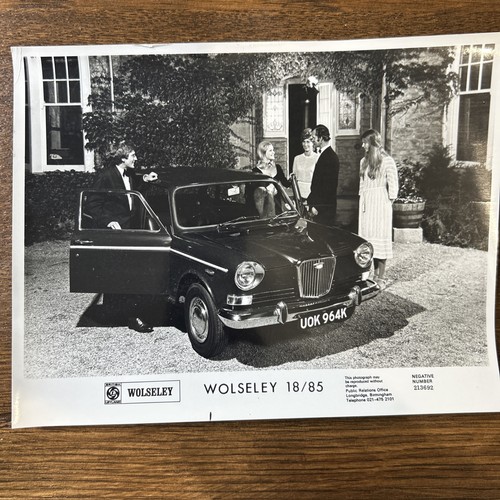 Wolseley 85 press release - wolseley,