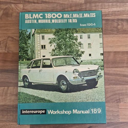 Blmc 1800 workshop manual - 1800,