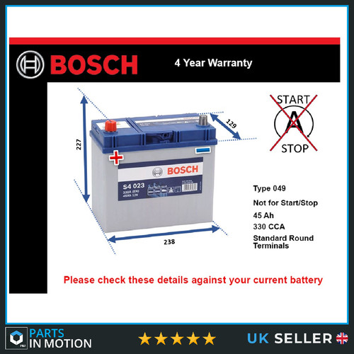Battery fits wolseley - battery,