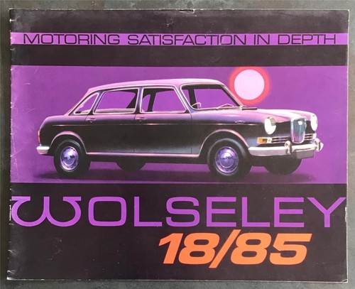 Wolseley car sales - 18/85,